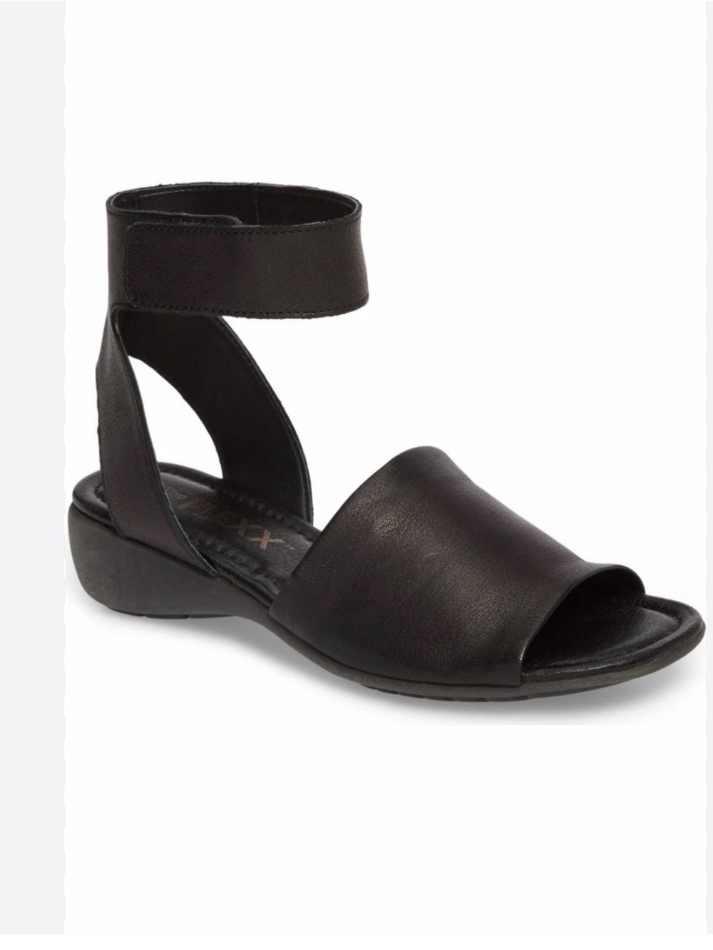 The Flexx Women’s Black Bellas Wedge Sandal
